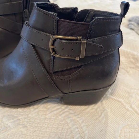 Style & Co. Black Ankle Booties with Buckle Strap - Picture 5 of 6